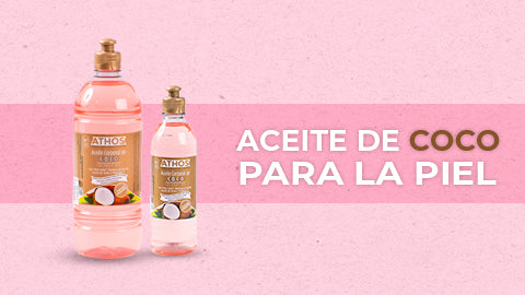 Para una sensación delicada usa aceite de coco para la piel