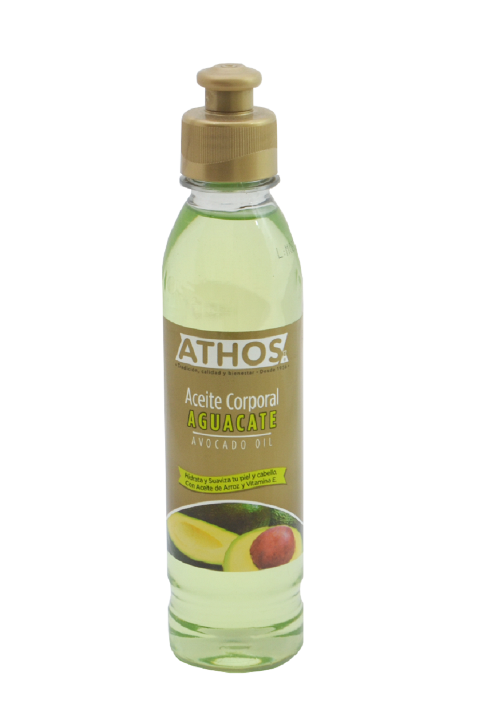 envase Sabor zapatilla Aceite de Aguacate Corporal y para qué sirve | Laboratorios Athos